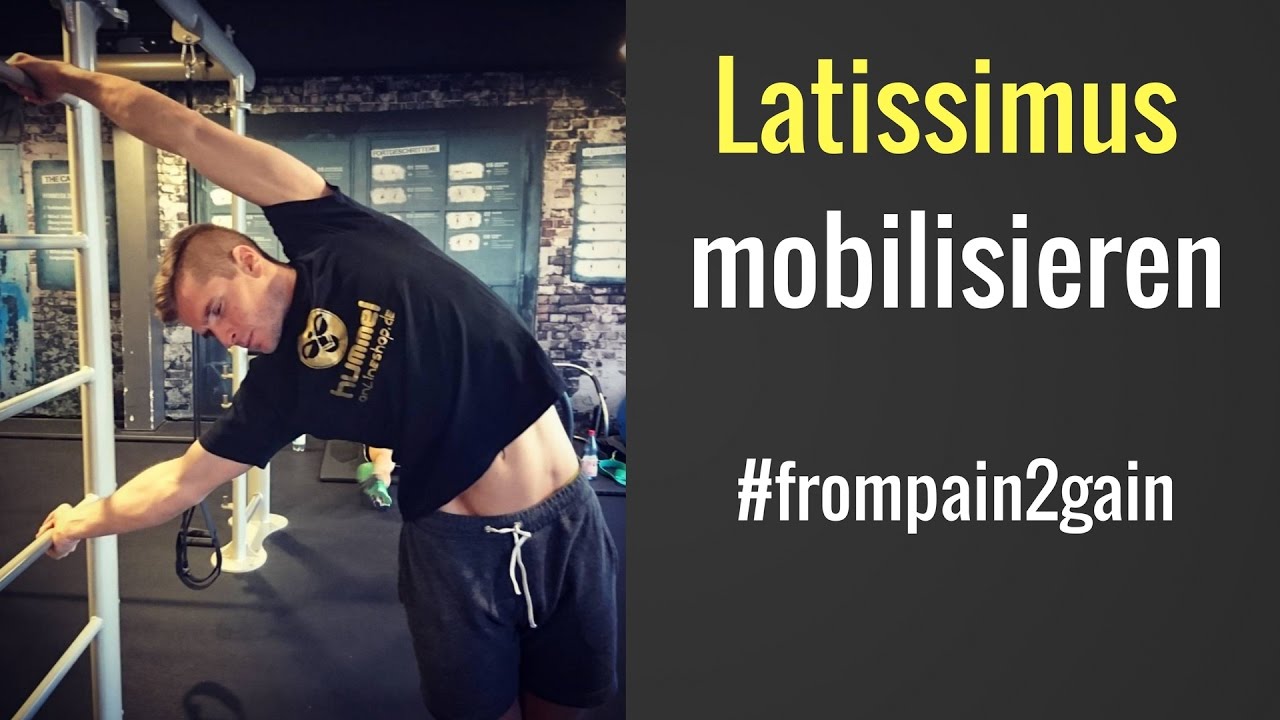 Latissimus/ LAT MOBILISIEREN - Latissimus Schmerzen (Achsel)│#frompain2gain│Mischa Kotlyar