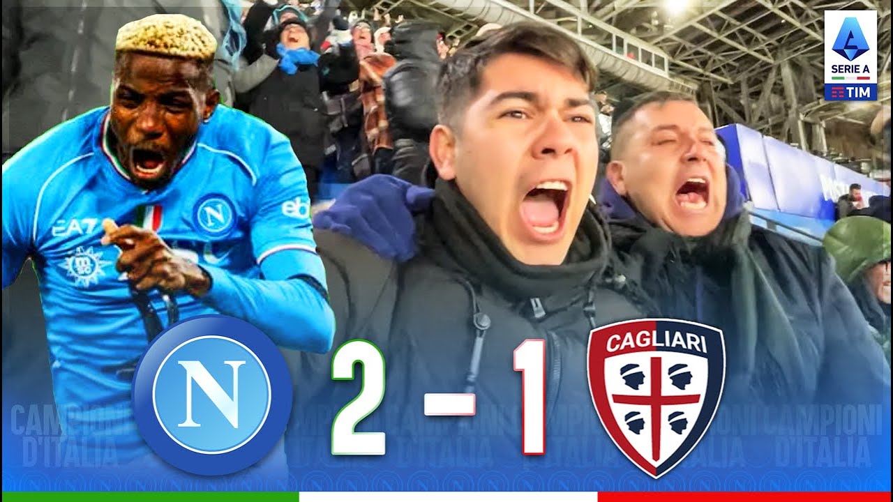 🦁 RITORNATI!! NAPOLI-CAGLIARI 2-1 | LIVE REACTION NAPOLETANI dallo STADIO MARADONA!!