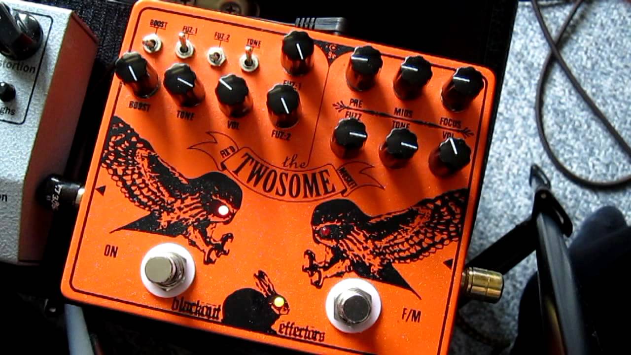 Twosome Fuzz pedal demo (Blackout Effectors)