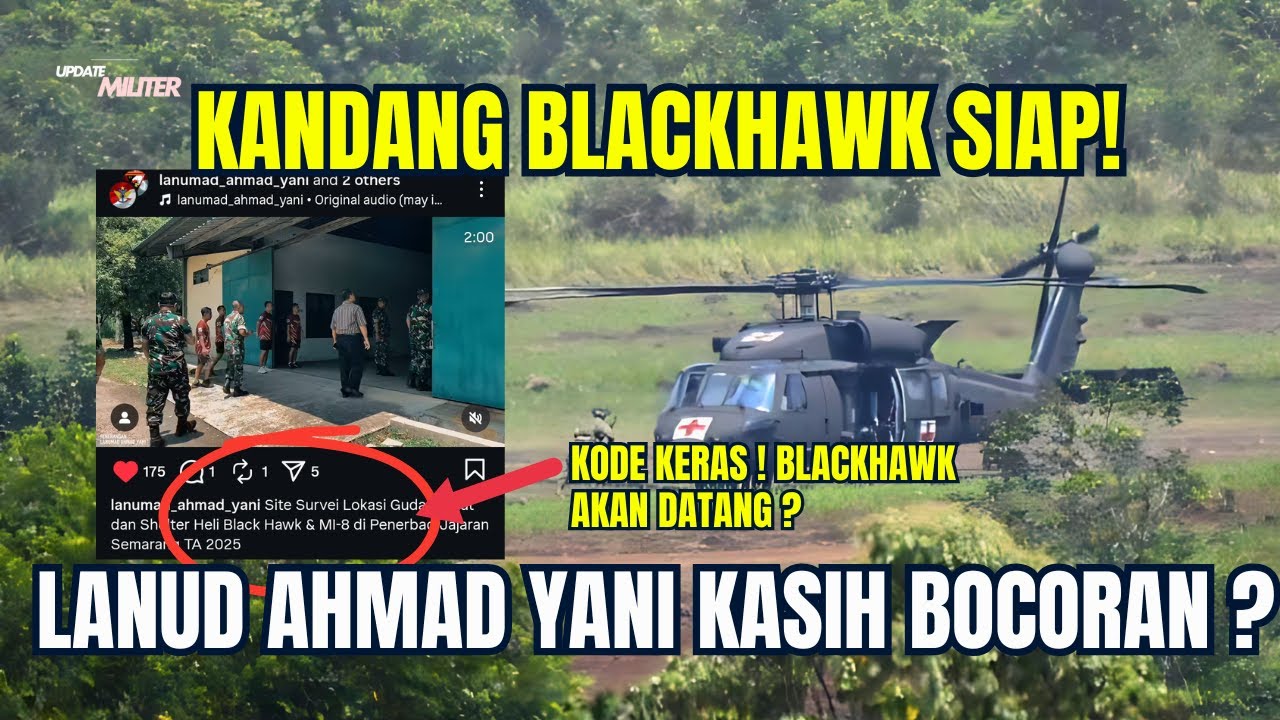 Lanud Ahmad Yani Bocorkan Shelter Black Hawk? Pertanda TNI AD Segera Operasikan ?