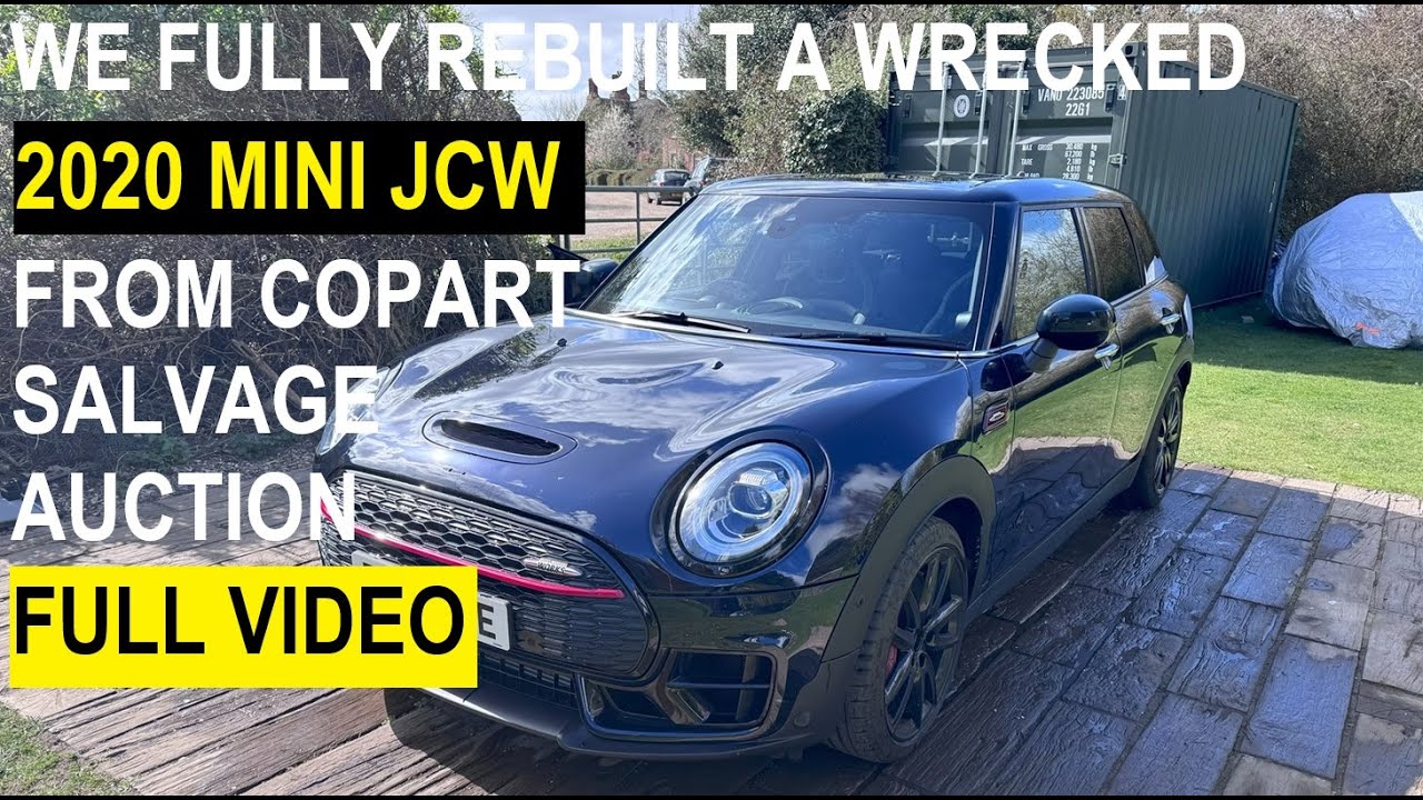 We Rebuilt a Wrecked 2020 Mini JCW from Copart I Full Restoration + Cost Breakdown