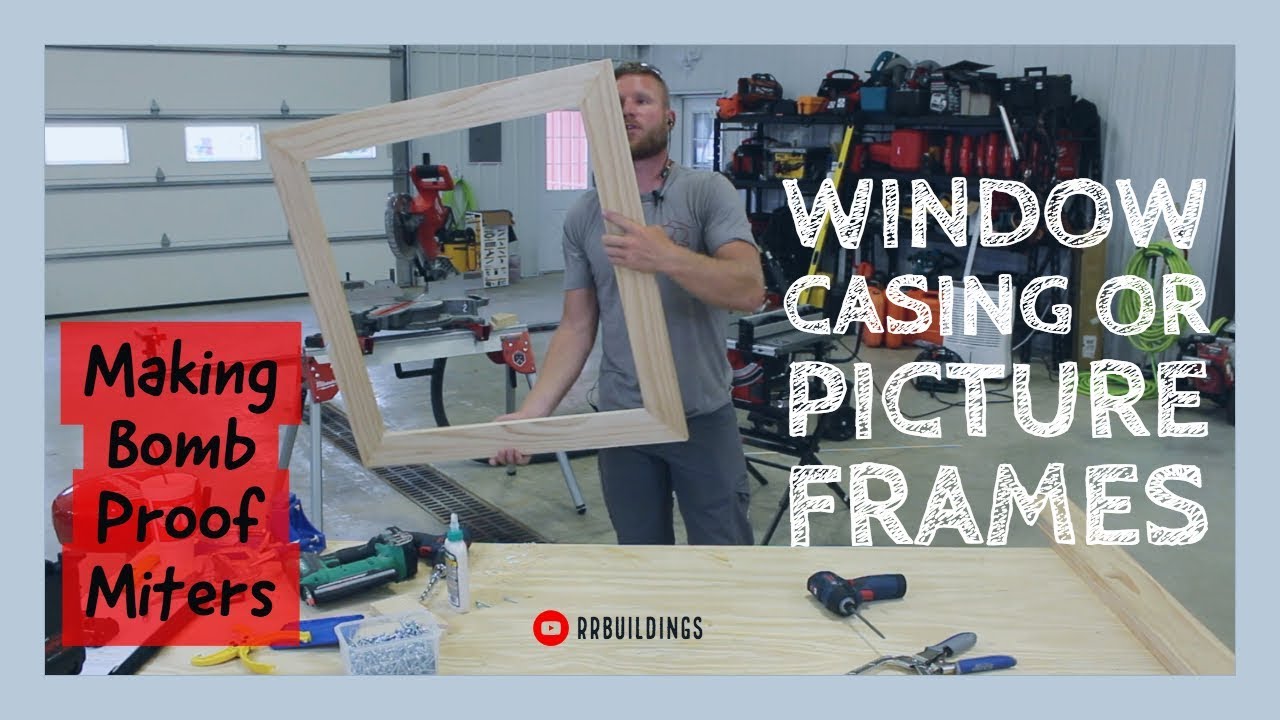 Easiest way to make window casing (aka picture frame) with a Kreg Jig