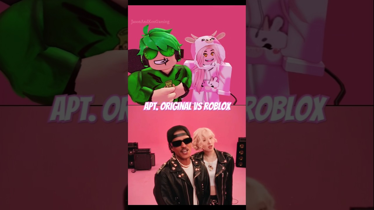 APT. Original vs Roblox | Darlung & Momon Sapi Purba #roblox #apt #moomoo #darlunggaming #darlung