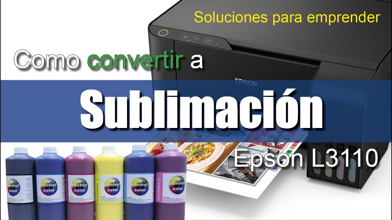 Como convertir mi impresora en sublimación o rentable para emprender a bajo costo
