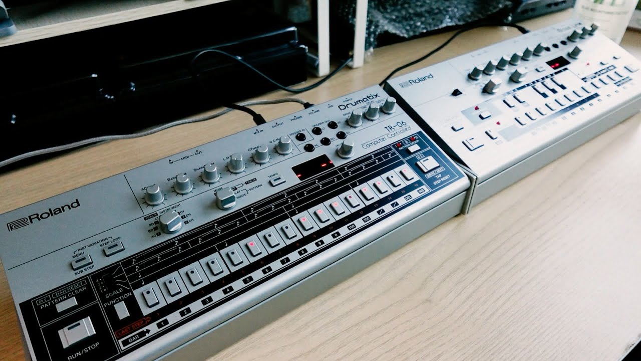 Roland TR-06 Sound Demo (with Roland TB-03, Elektron Syntakt) Neon Pulse