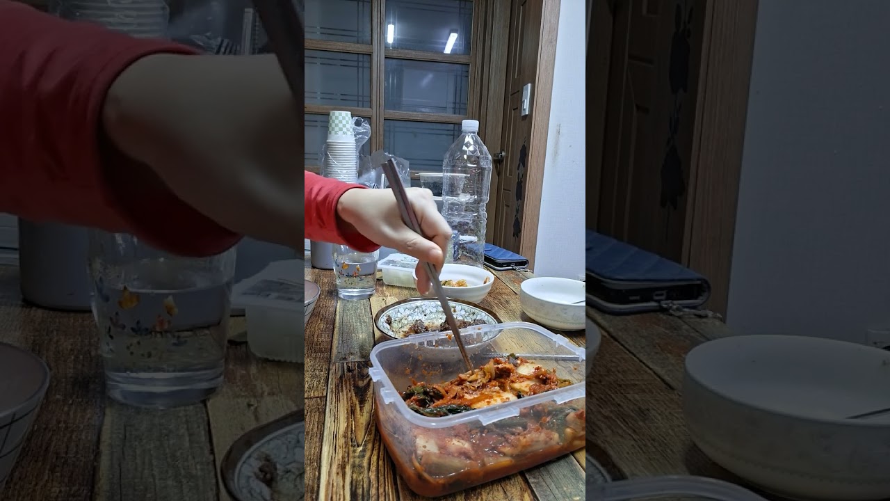 아침먹으러 스미일엄마집에