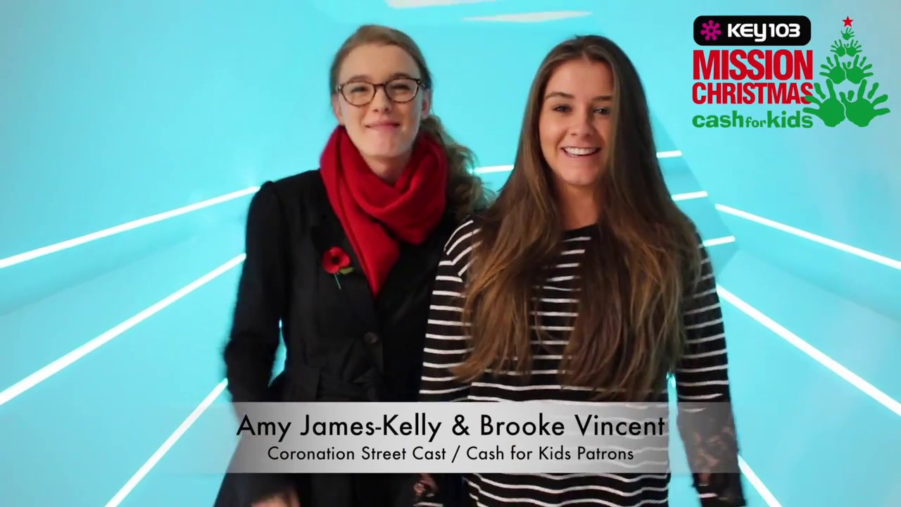 Brooke Vincent & Amy Kelly - Support Mike Chelsea's Mission Christmas - December 2014