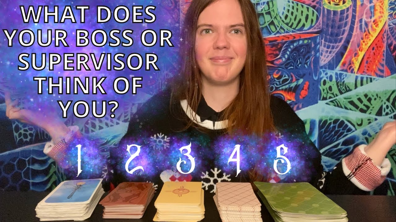 ♢ PICK A CARD ♢ WHAT DOES YOUR BOSS OR SUPERVISOR THINK OF YOU? - PSYCHIC TAROT READING
