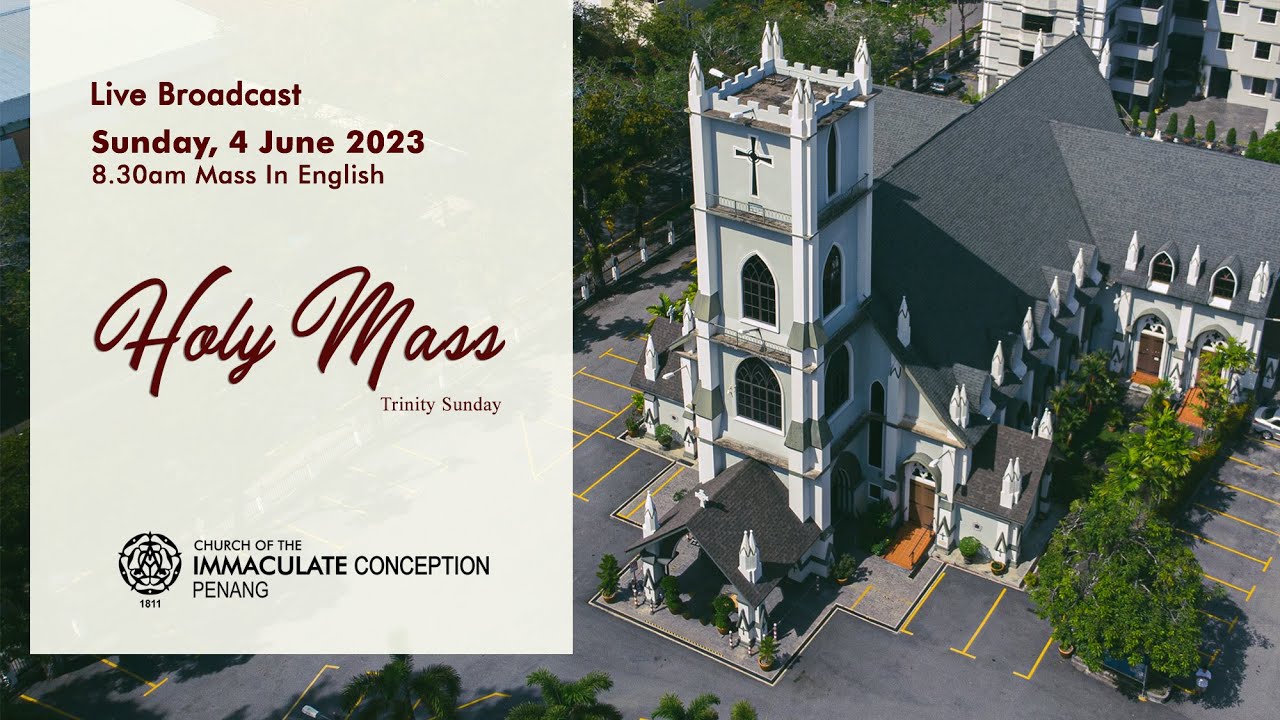 Mass In English. Sunday, 4 June 2023. 8.30am