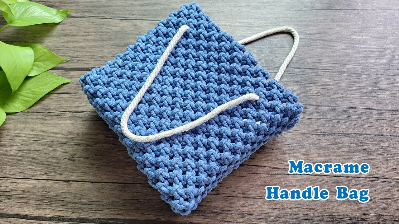 DIY | Macrame handle bag | Step by step | Chompu Macrame