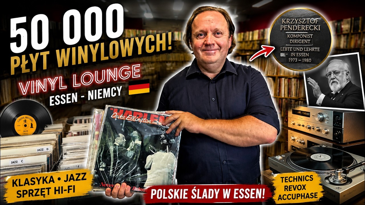 PONAD 50 000 PŁYT W JEDNYM MIEJSCU! Odwiedzamy ukrytą perełkę w Essen | World of Vinyl
