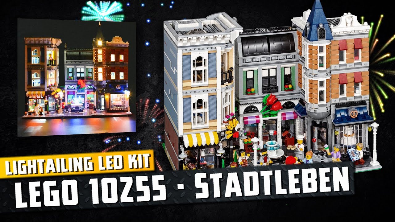 LIGHTAILING LED Kit - LEGO Creator Expert 10255 Stadtleben | Beleuchtung - Live-Installation