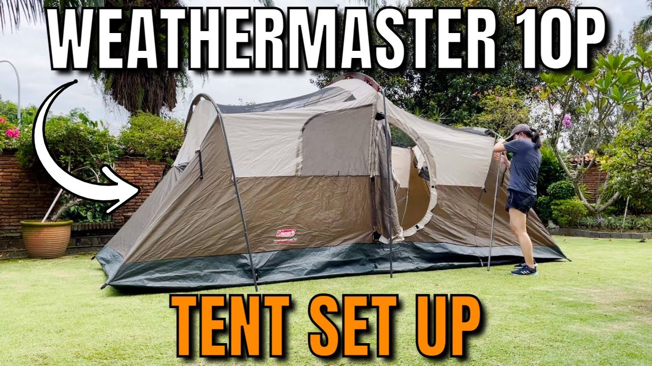 How to Set Up the Coleman WeatherMaster 10-Person Tent