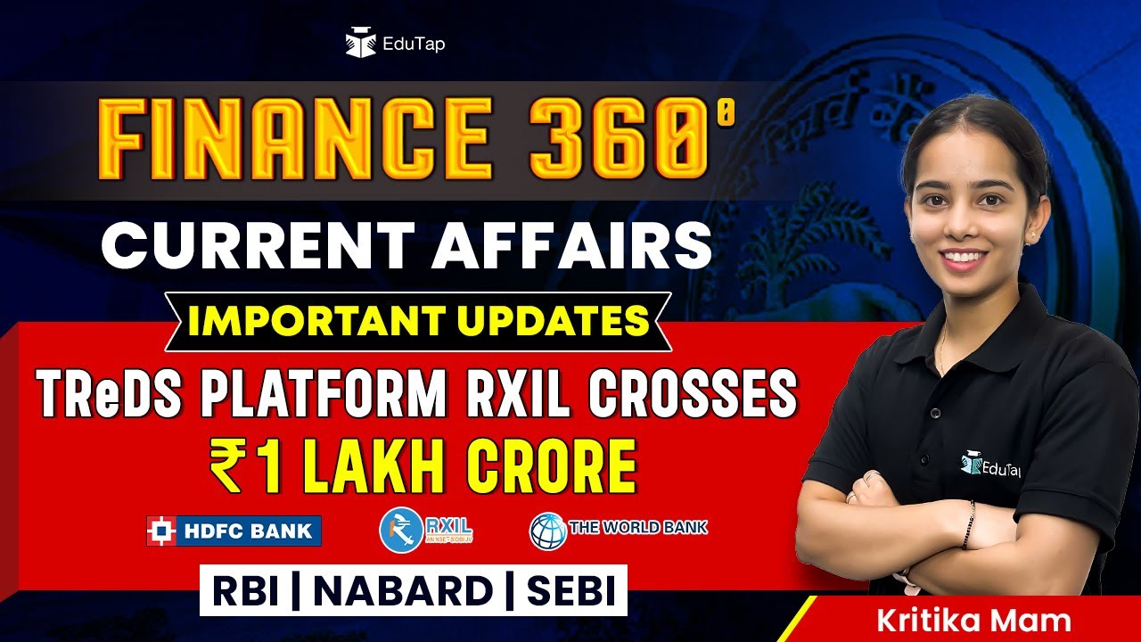 Finance Current Affairs RBI NABARD SEBI Preparation | Current Affairs MCQs | Finance 360 by EduTap