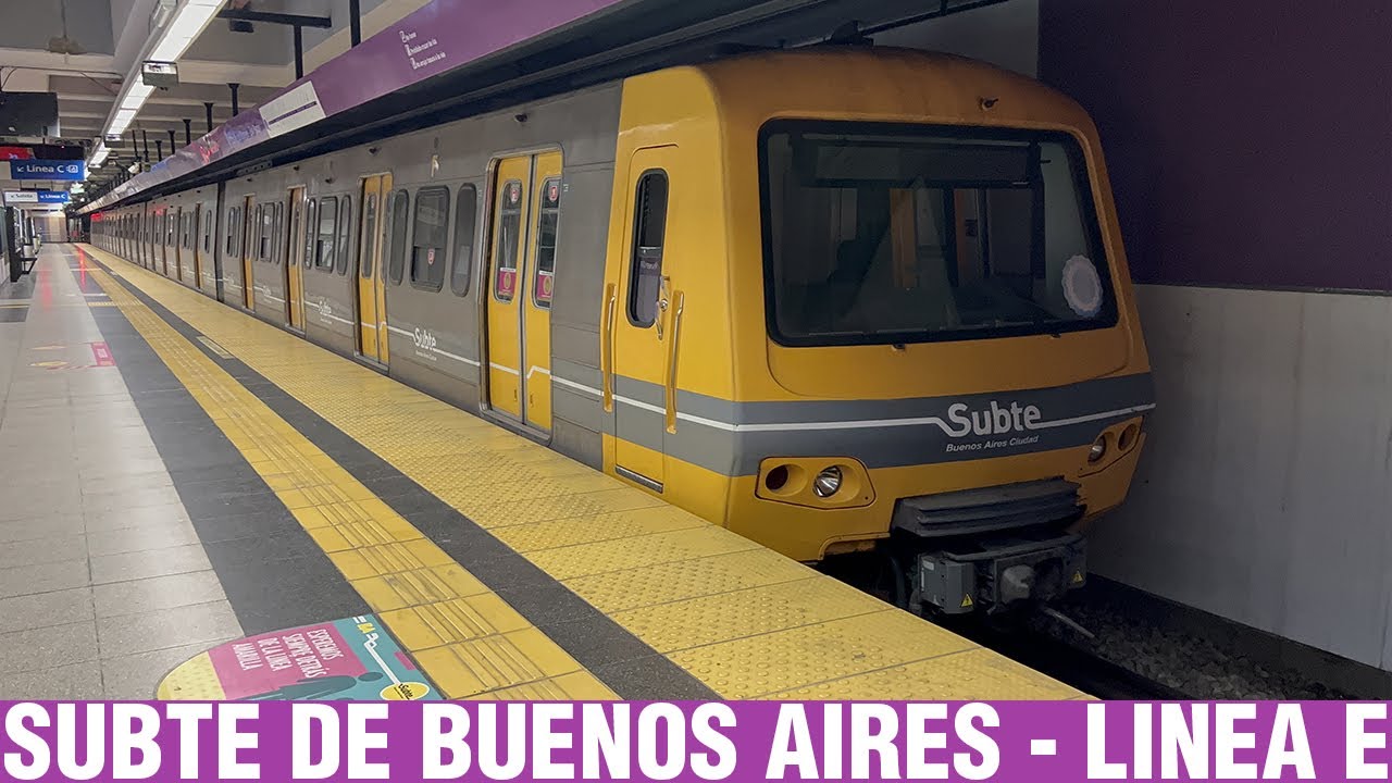Subte de Buenos Aires | Linea E (Agosto 2023)