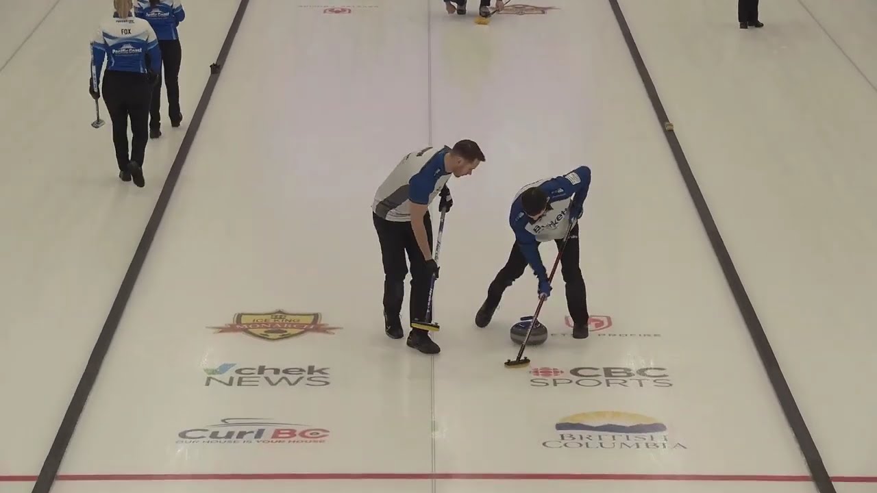 FEATURE Jared Kolomaya vs  Glenn Venance  A QUALIFIER  BC Mens Curling Chmpnshps by Best Western XCM