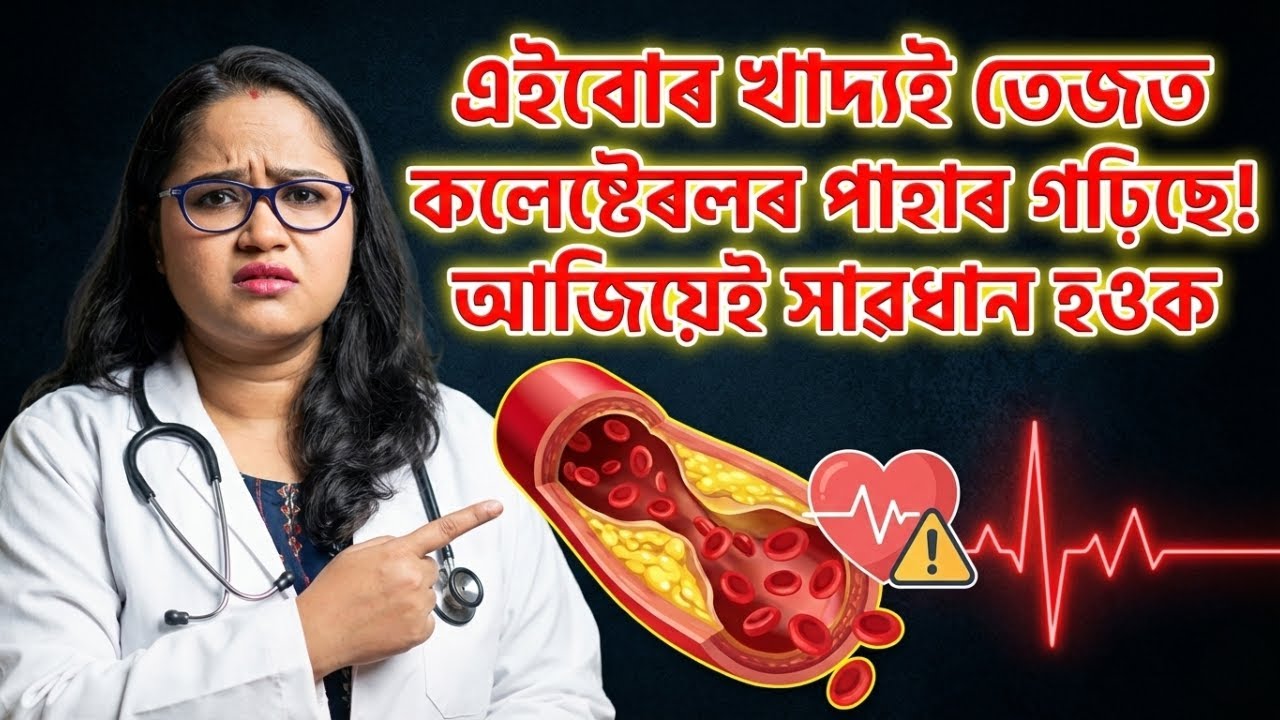 কলেষ্টেৰল বাঢ়িছে নেকি? এইবোৰ খাদ্য খোৱা লগে লগে বন্ধ কৰক! কি খাব আৰু কি নাখাব? || Ponkhi Sharma
