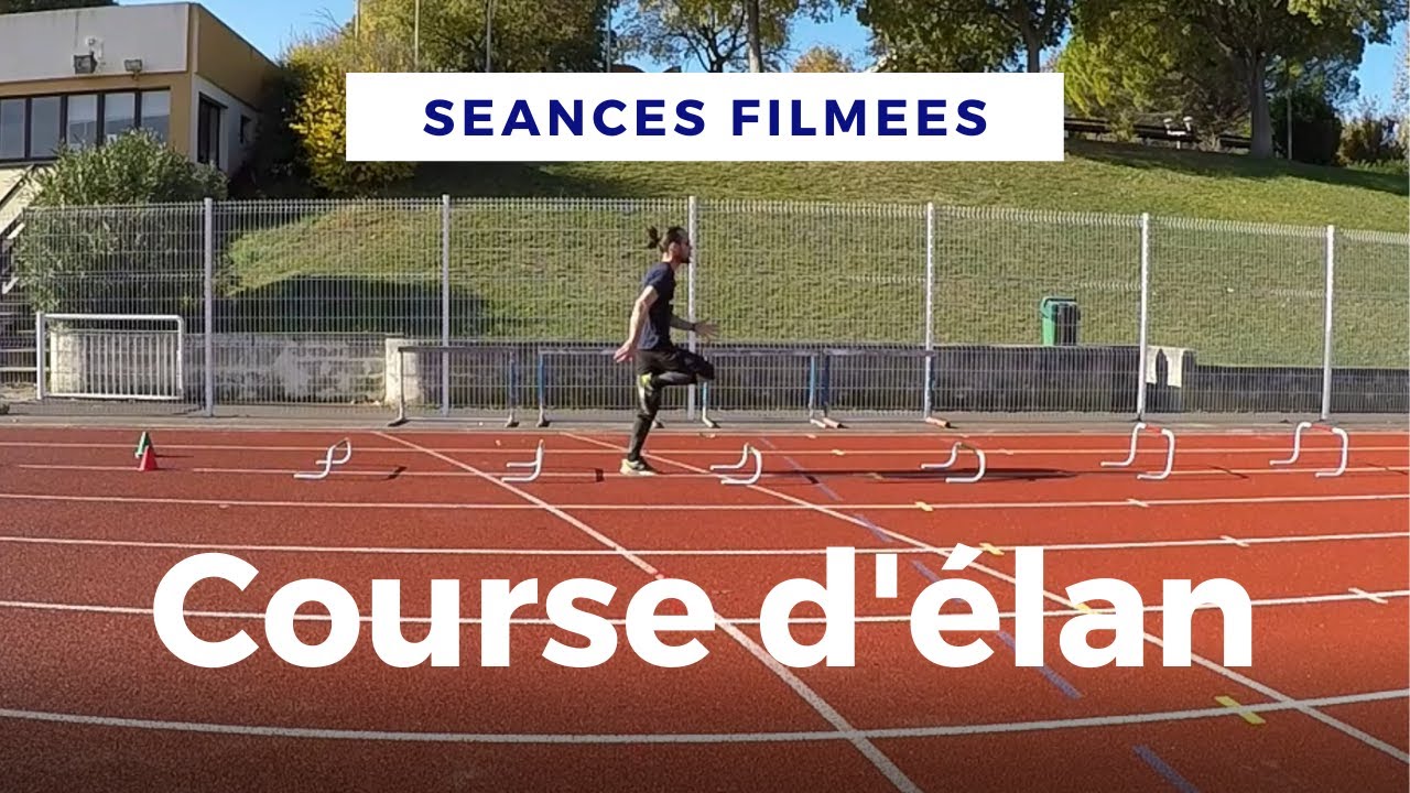 Séance #28 : Séance de course d'élan pour le saut en longueur en athlétisme