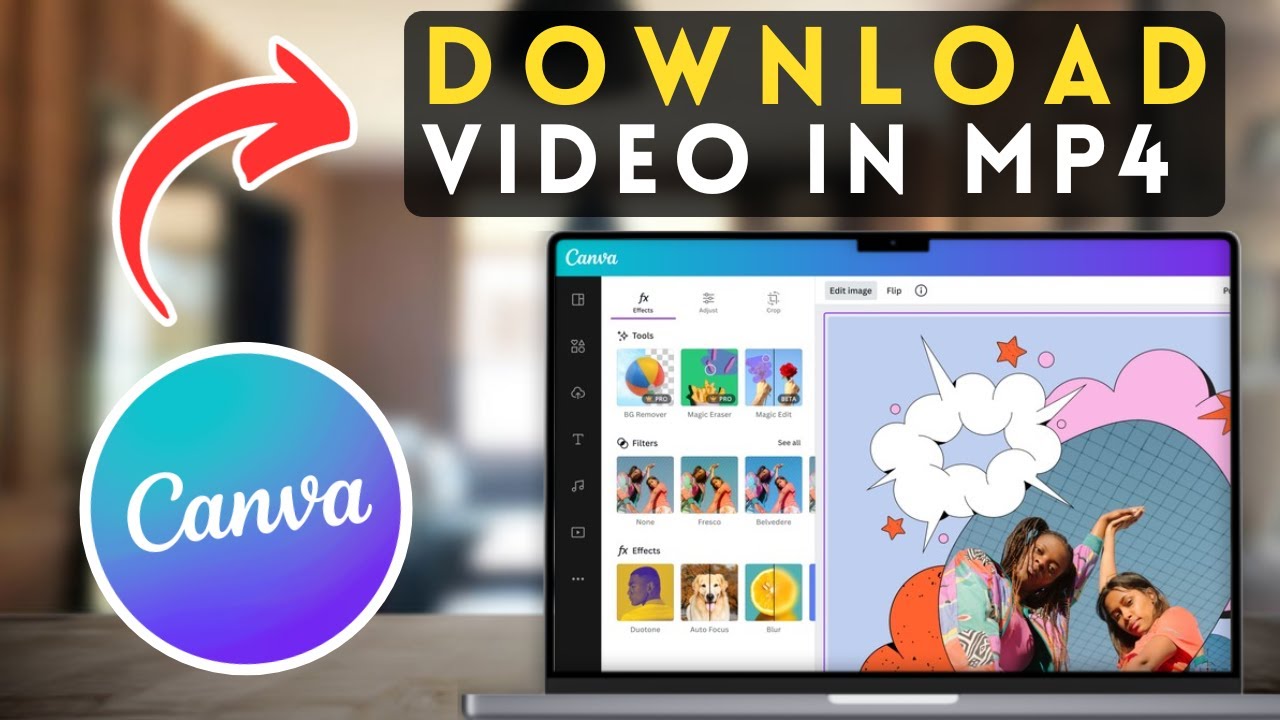 How to Download videos in MP4 file format in Canva