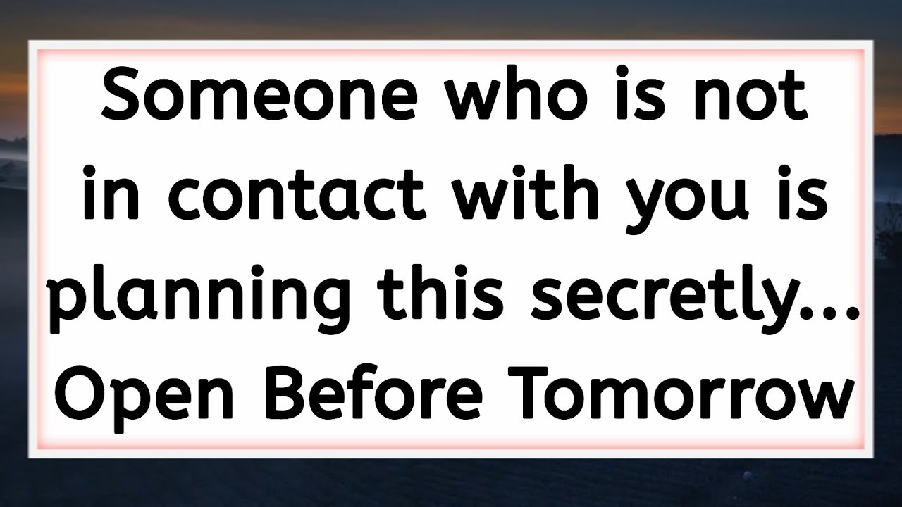 11:11💌God says, Someone who is not in contact with you is planning this secretly...✝️@GodFaith1111