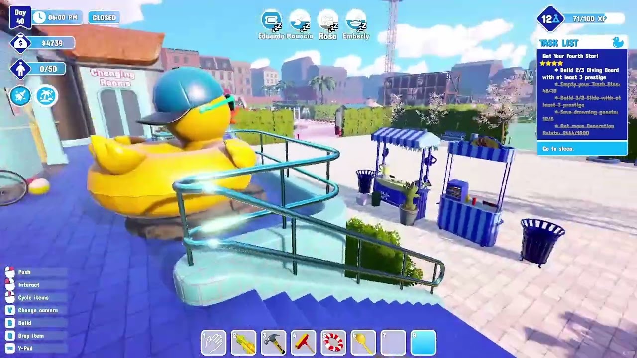 Let's Play Waterpark Simulator Part 46 #waterparksimulator #letsplay #gameplay #gaming