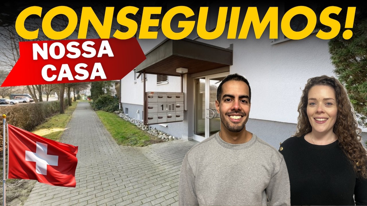 CONSEGUIMOS NOSSA CASA NA SU&Iacute;&Ccedil;A 🇨🇭