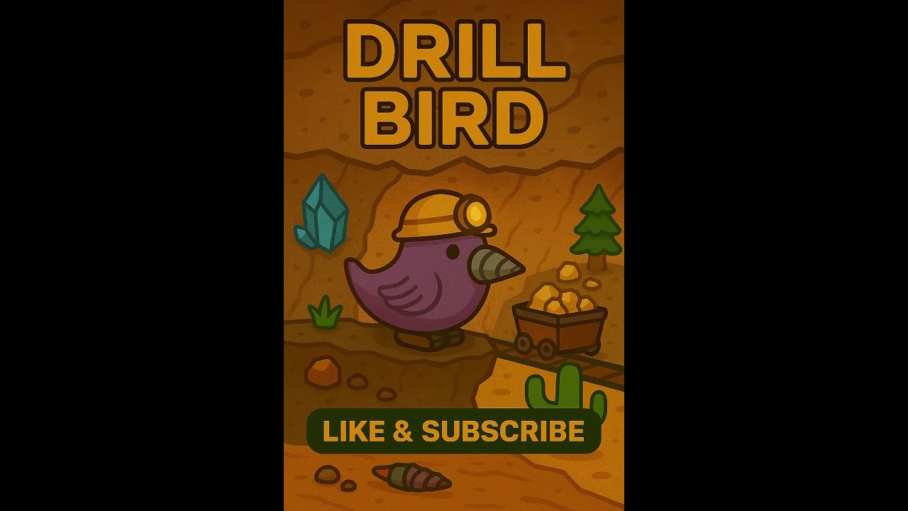 Drill Bird | Cozy Platformer with a Sharp Edge