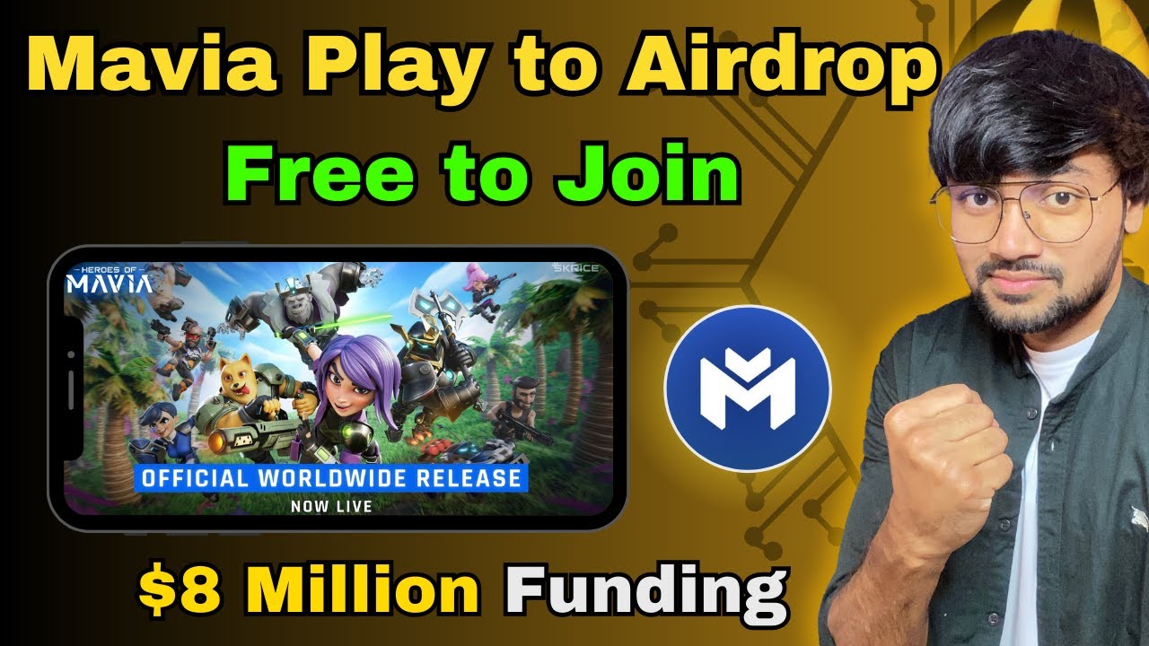 Mavia Play to Airdrop Free to Play with $8 Million Funding | SAGE Hindi