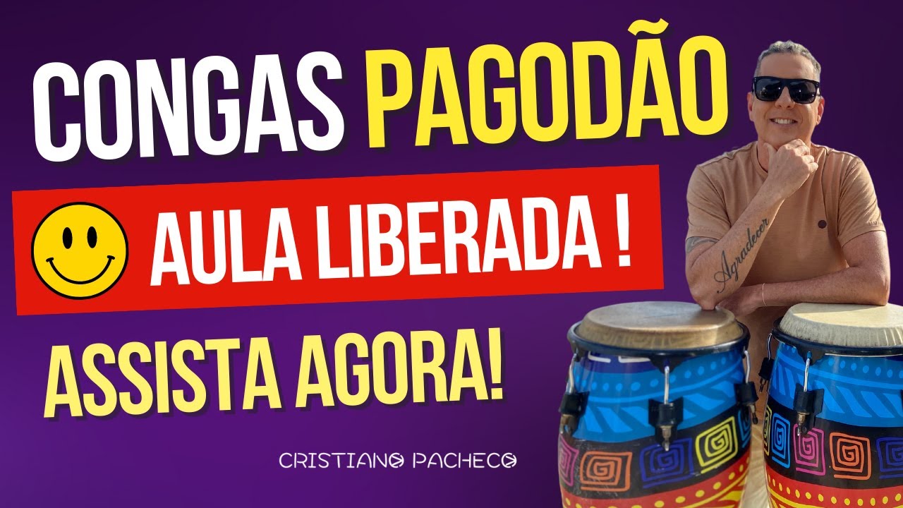 COMO TOCAR PAGODE BAIANO NAS CONGAS - Cristiano Pacheco