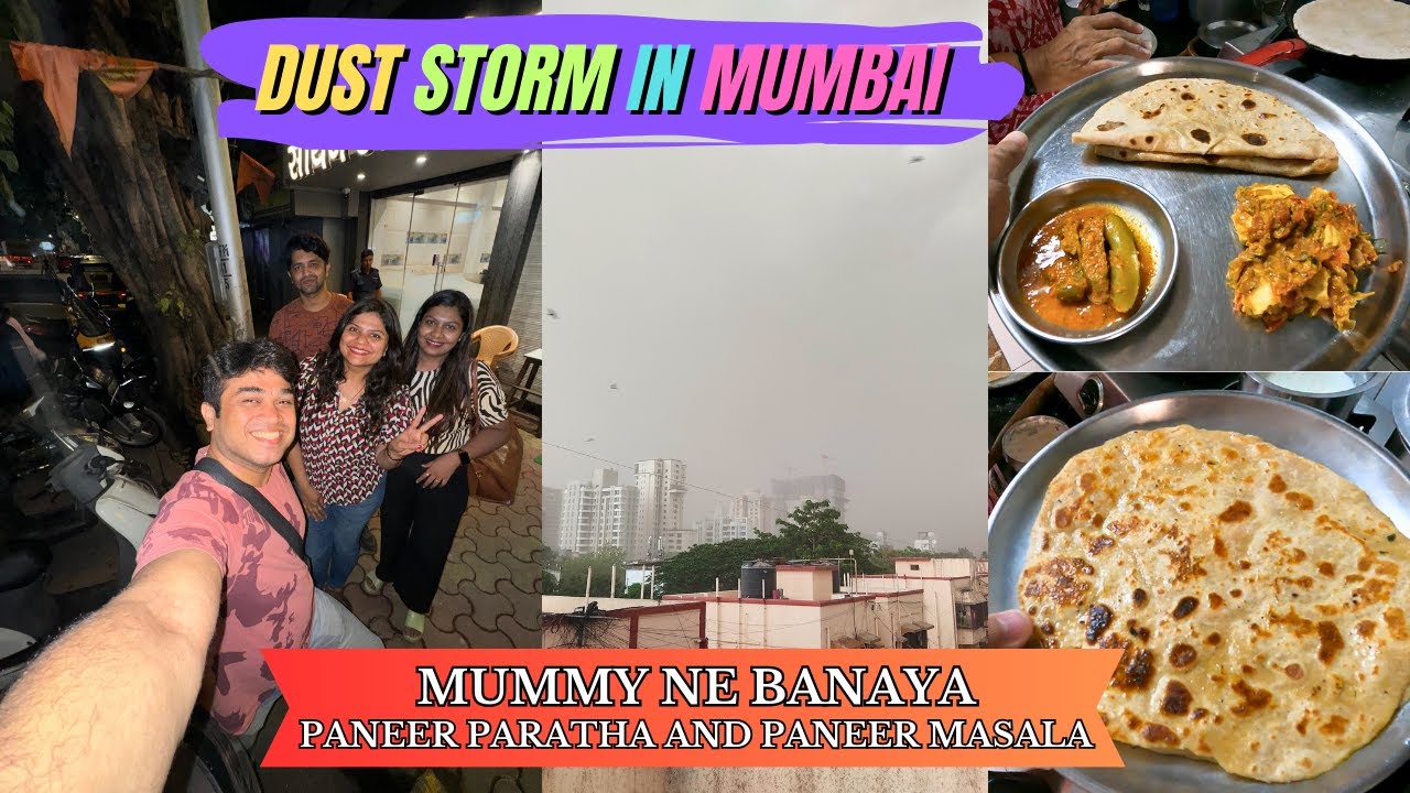 Dust Storm In Mumbai | Heavy Rain In Mumbai | Konkani Family | Food Life Style | Ganesh Kini Vlogs