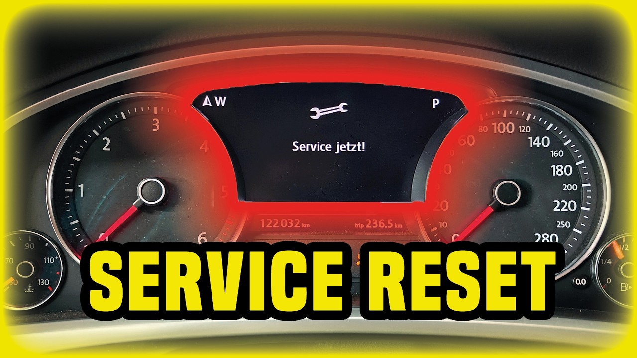 VW Touareg 7P Service Zurücksetzten