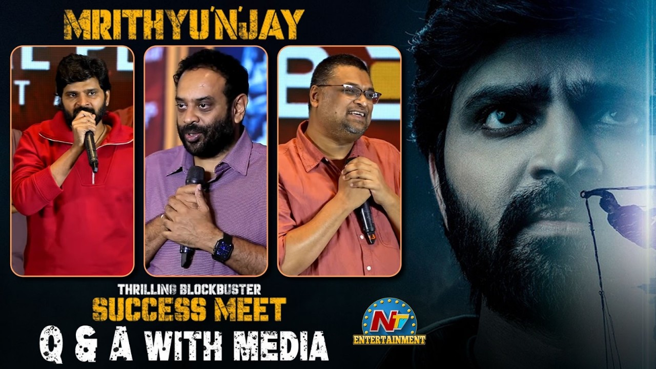 Q & A with Media | Mrithyunjay Thrilling Blockbuster Success Meet | Sree Vishnu | NTV ENT