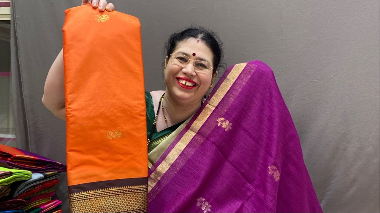 maheshwari silk saree Collection😍|paithani sarees live | kasturi paithani live ❤️