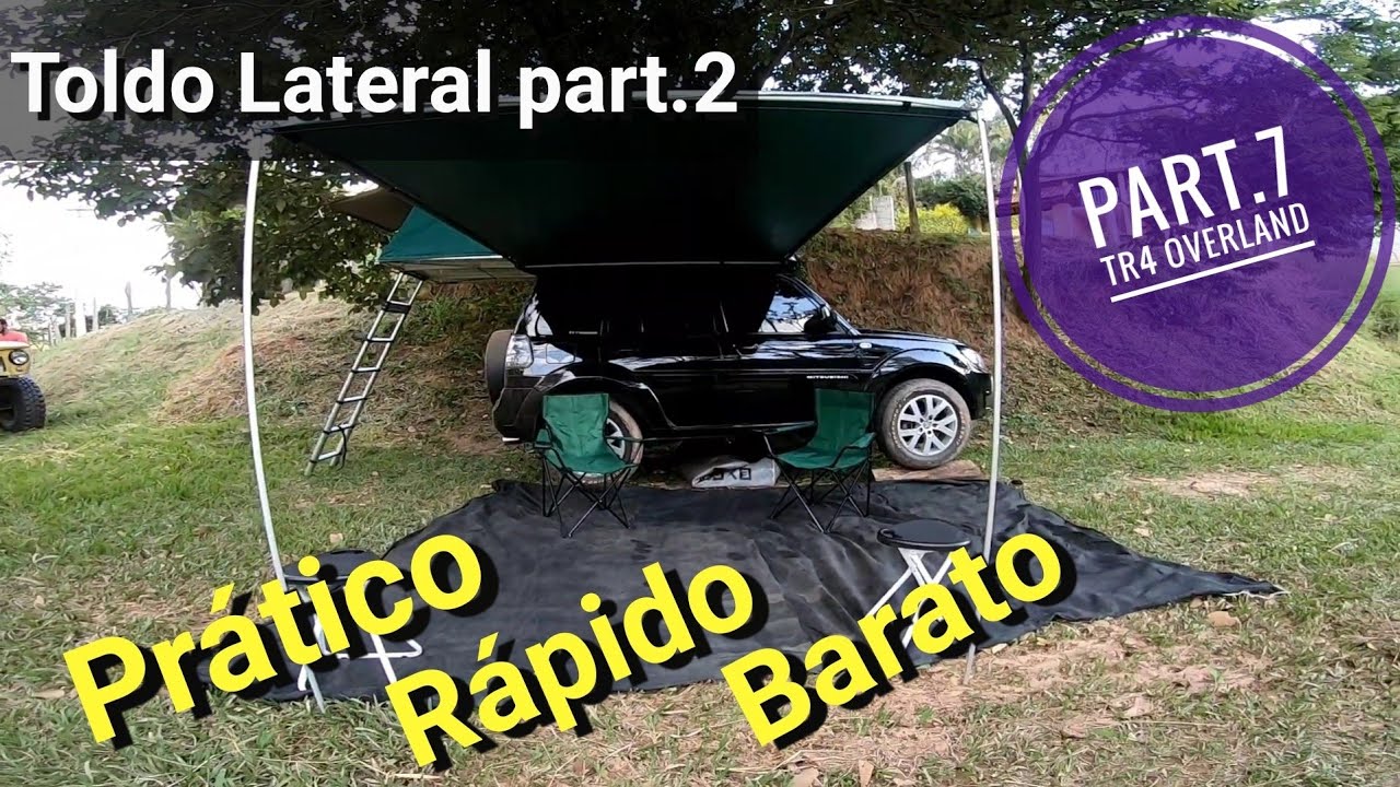 Toldo lateral caseiro parte 2 (pronto)