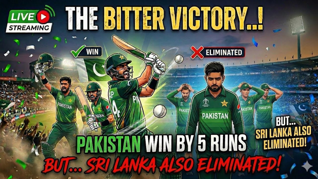 Pakistan vs Sri Lanka: T20 World Cup 2026| Pak Win By 5 Runs | Match Analysis on CrikbuzZz #cricket