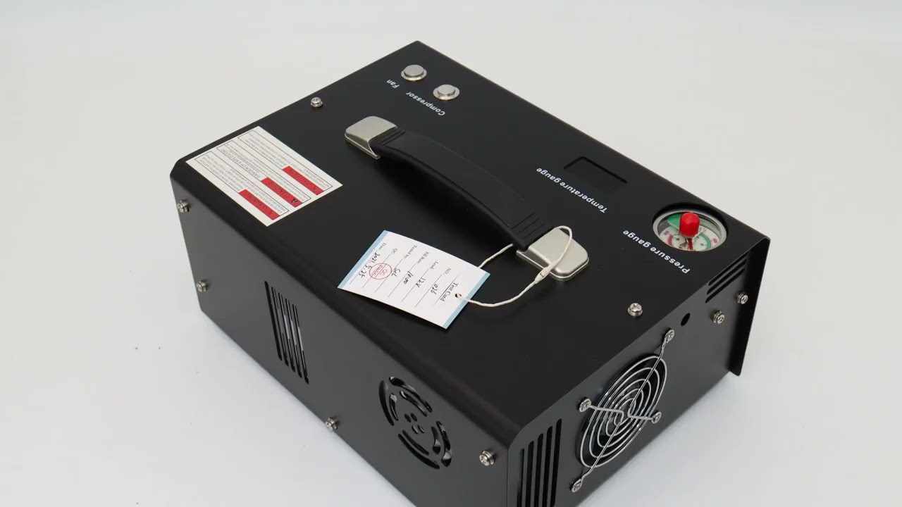 12V Paintball 300bar 4500psi oil free electric air compressor for airgun