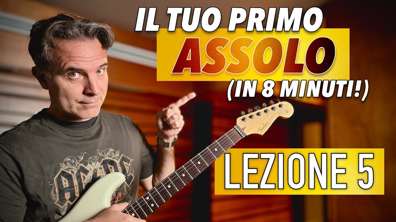 Come Fare un ASSOLO di Chitarra Elettrica | Scala Pentatonica La Minore