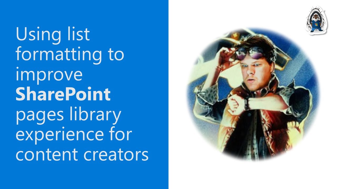 Using list formatting to improve SharePoint pages library experience for content creators