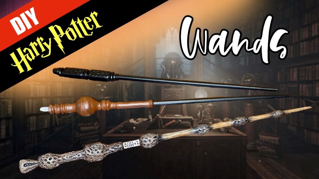 ⚡️Harry Potter DIY: Professors’ Wands - Snape, McGonagall, and Dumbledore (Elder Wand)-Replicas