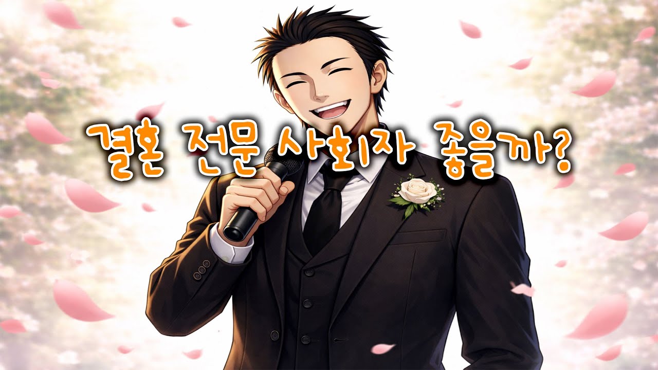결혼 전문 사회자 쓰면 좋을까?