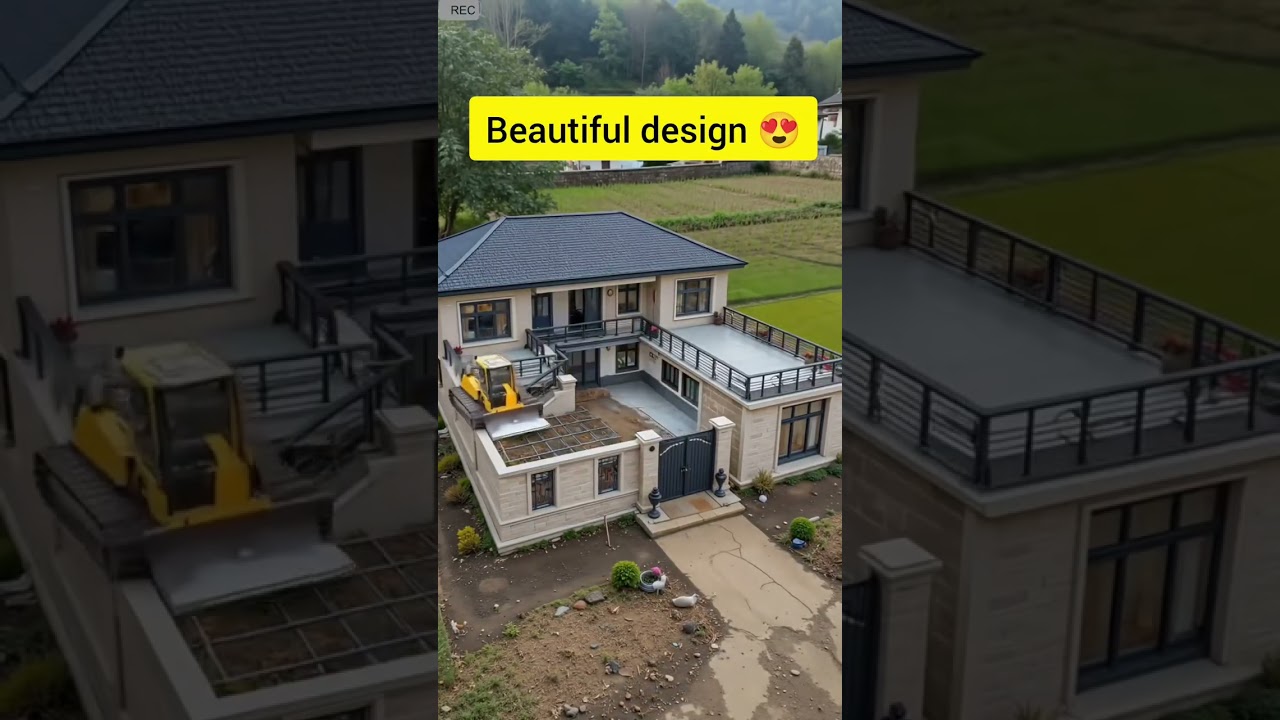 Beautiful farm house 🏠 design #farmhouse #housedesign #shorts #farmhousedecor #Viralvideo