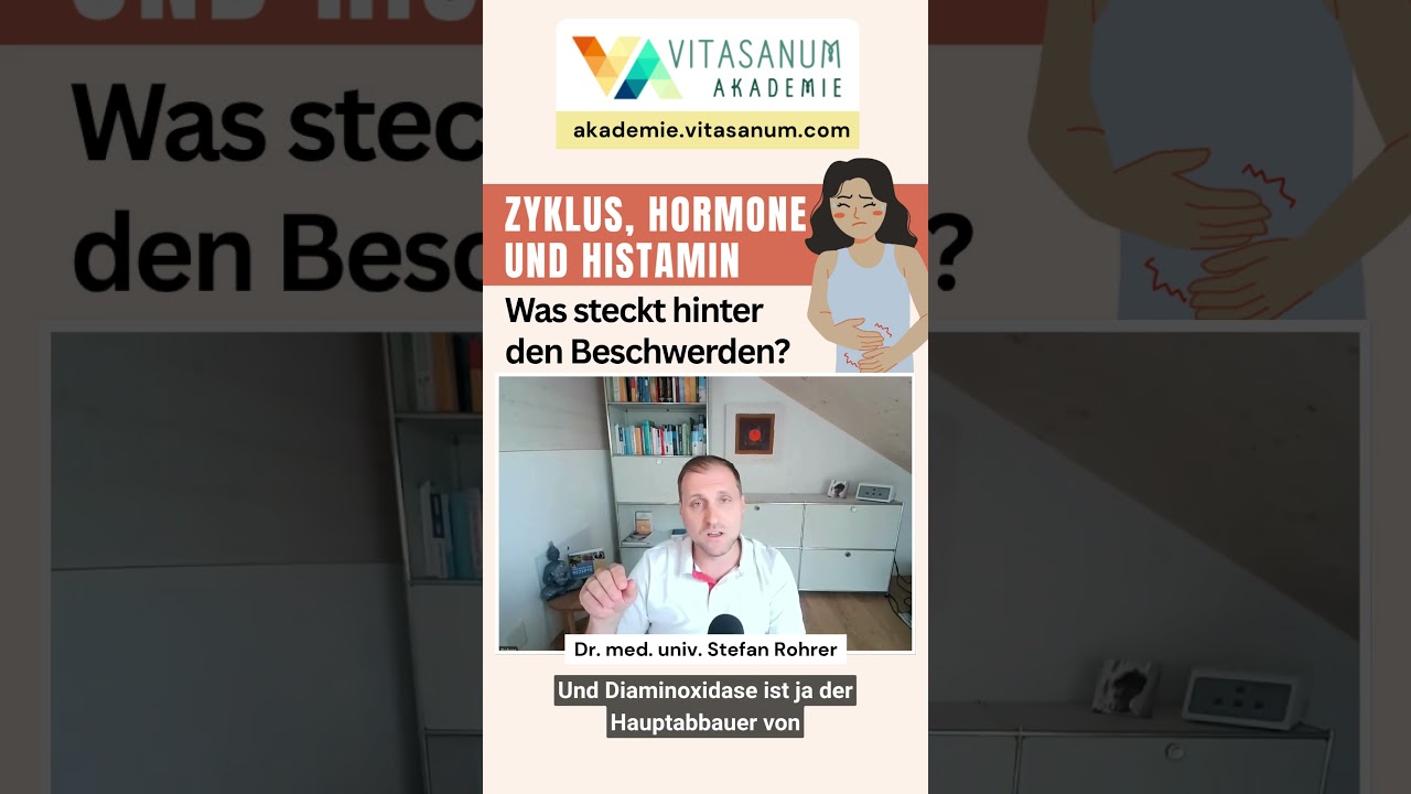 💥 Eisprung + Kopfschmerz = Histamin? Dr. Rohrer kl&auml;rt auf! #drstefanrohrer  #vitasanumakademie