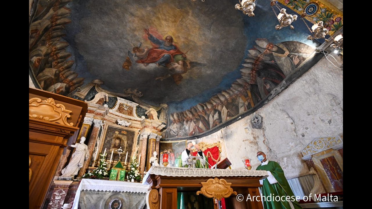 Quddiesa fil-ftuħ tas-Sinodu tal-Isqfijiet mis-Santwarju tal-Madonna tal-Mellieħa - 17/10/21