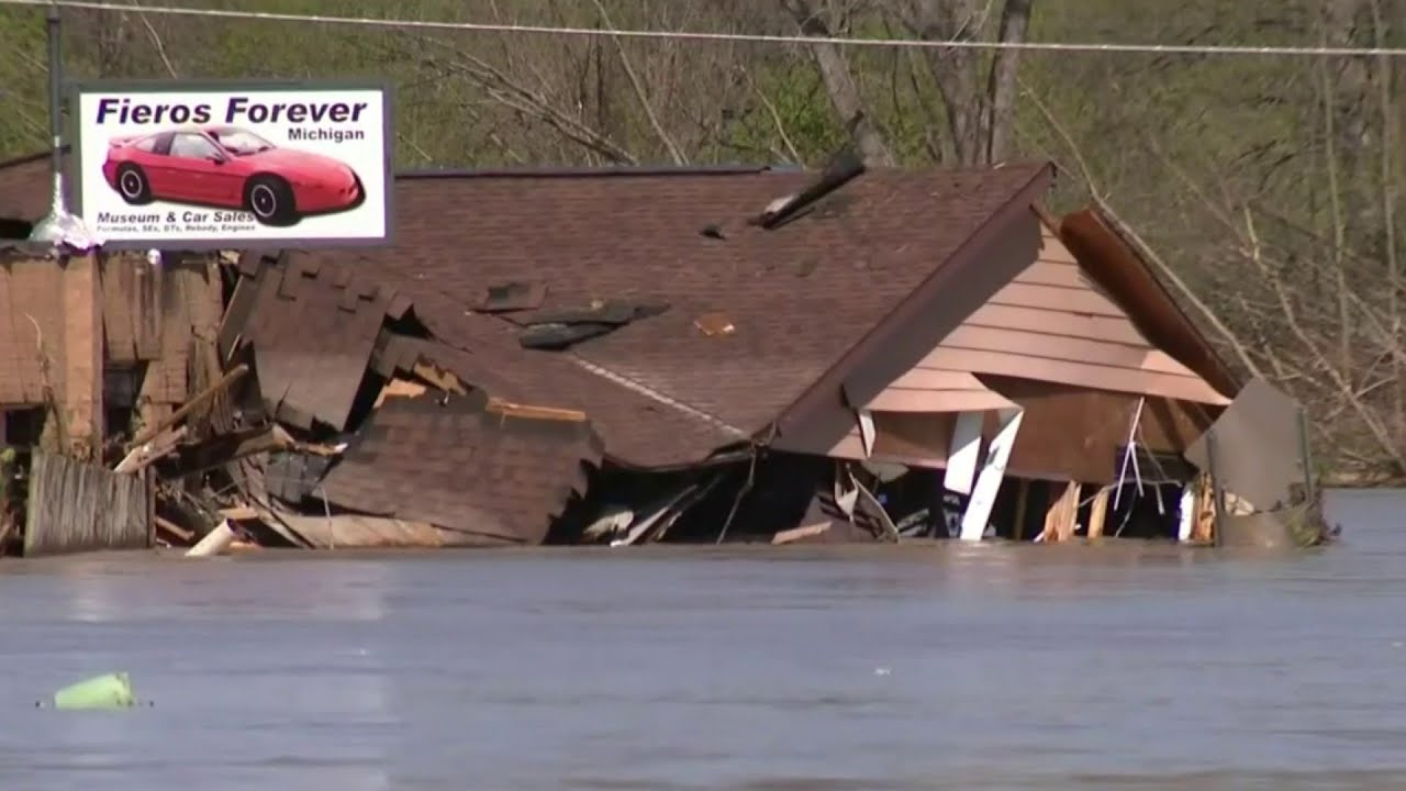 Thousands evacuated in Mid-Michigan after dam failures, rain, floods