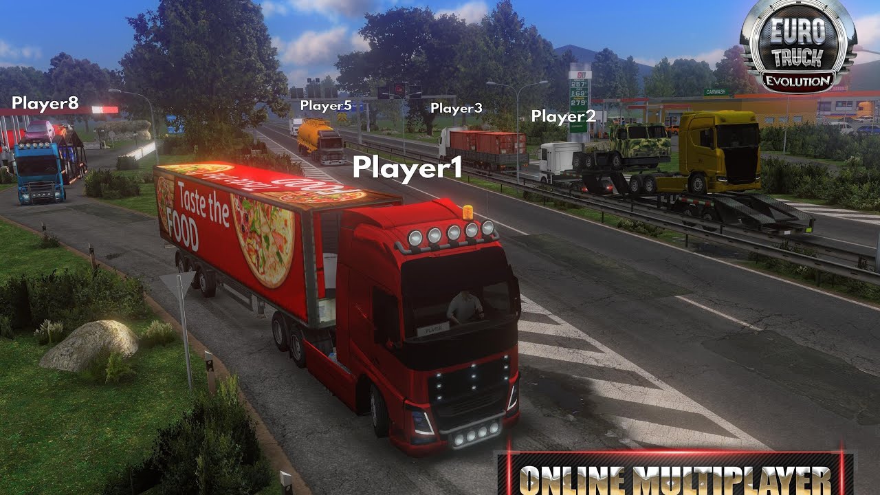 Euro truck evolution Multiplayer gameplay in Hindi|Gaming Spoof|