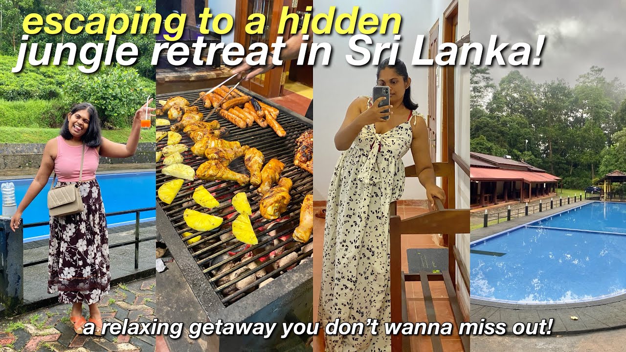 travel vlog | my weekend trip to a hidden jungle retreat in Sri Lanka! 🌧️🍃