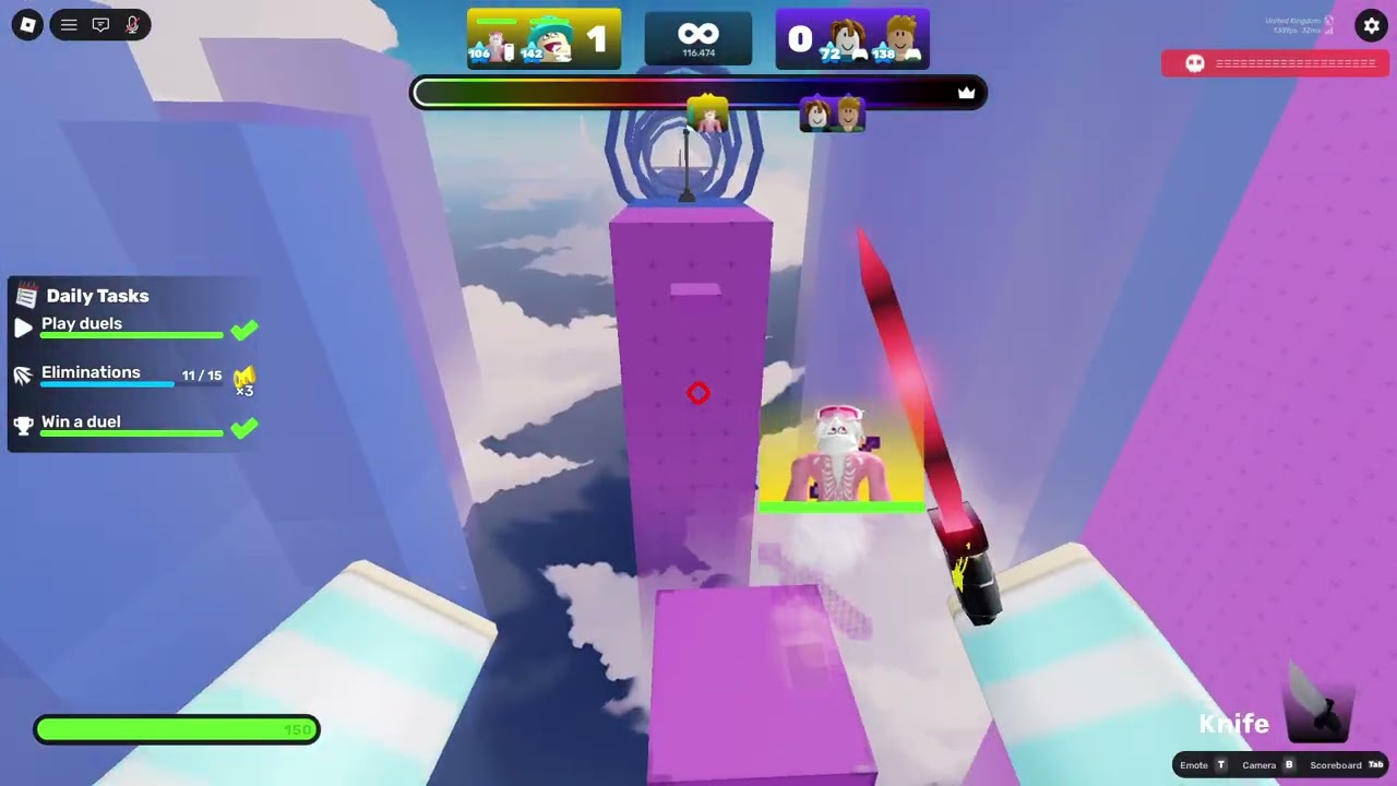 today i play roblox rivals with my frend