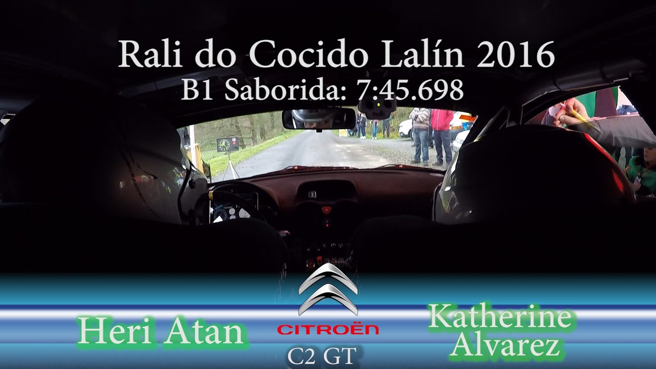 Onboard Heri Atan - Katherine Álvarez - Rali do Cocido 2016 - B1 Saborida