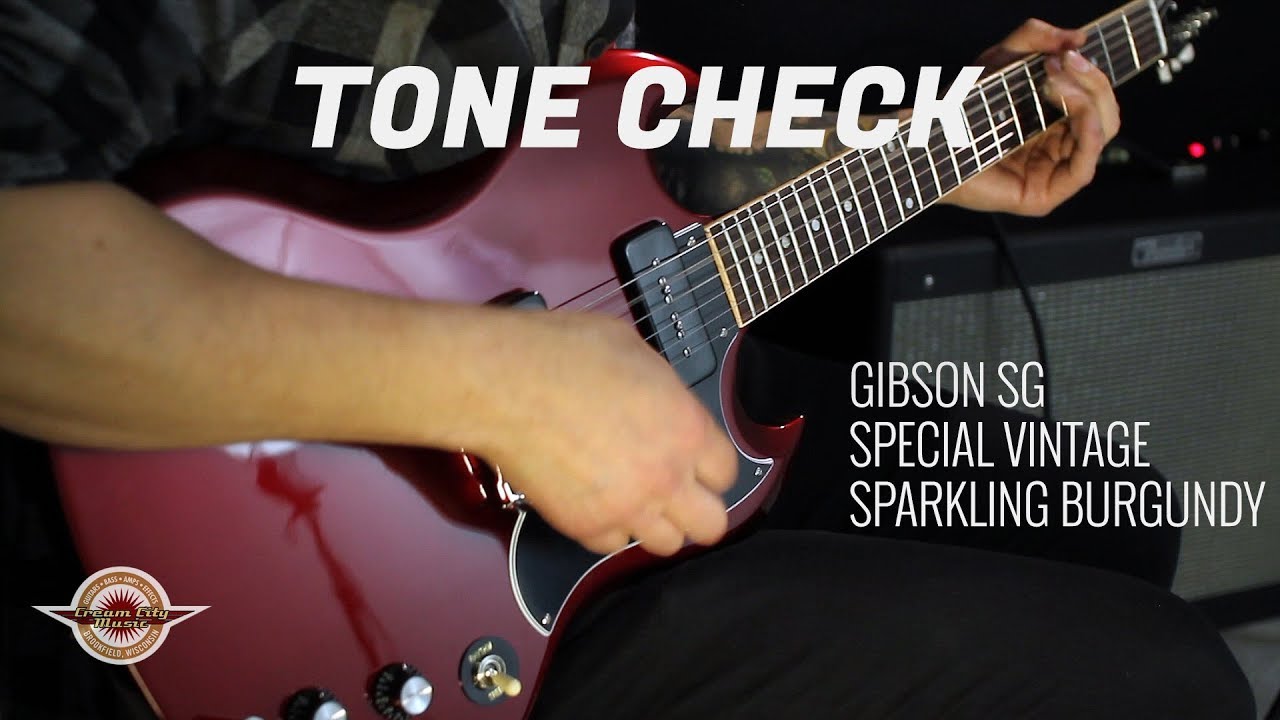 TONE CHECK: Gibson SG Special Guitar Demo | NO TALKING