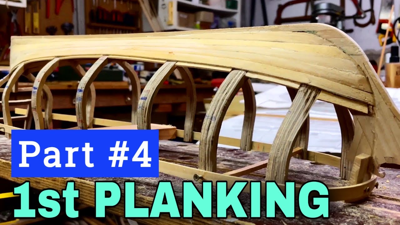 How to Build Ship Model Part 4 || Planking
